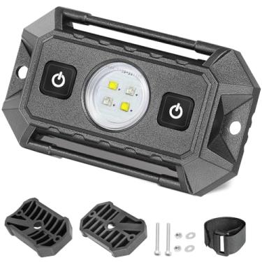 Imagem de Luz LED UTV Dome Light, LTEODCHEW 12V Universal Roll Bar Mount LED Interior Dome Light para UTV Polaris RZR Ranger Can-Am Kawasaki Pioneer Talon ATV SXS Truck - Branco/Verde