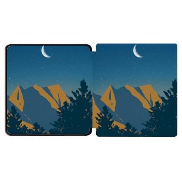 Imagem de Yzlvigrous Capa para Kindle Oasis 9/10ª Geração 2017/2019, Modelo: CW24WI/S8IN4O, TPU de 7 Polegadas TPU Tampa de Casca Traseira com Recurso de Vigília do Sono Automático