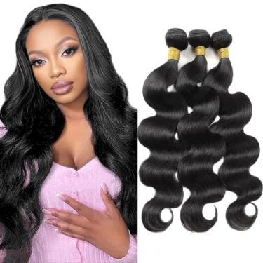 Imagem de Pacotes de cabelo Fridnae Body Wave Brazilian Virgin 1B Color