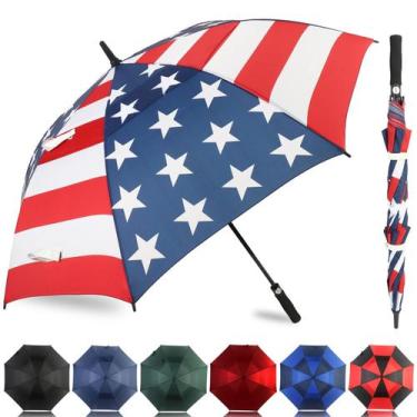 Imagem de Guarda-chuva de golfe LLAnxiry Large Rain Windproof 137/157/173cm