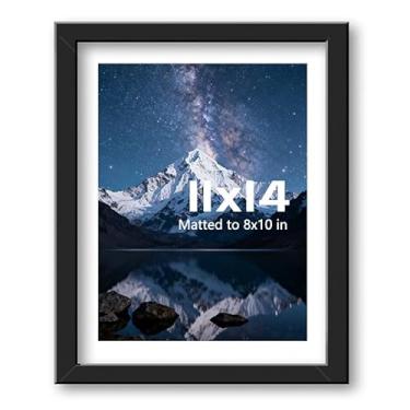 Imagem de VASHOP Molduras pretas de 28 x 35 cm foscas para parede e mesa de 20 x 25 cm para pôster de filme, revista, retrato de família