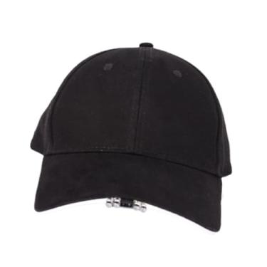 Imagem de rockible Boné de beisebol com iluminação LED, boné prático ajustável e ativado, chapéu de pesca para homens, pai, marido, trabalho manual, Preto