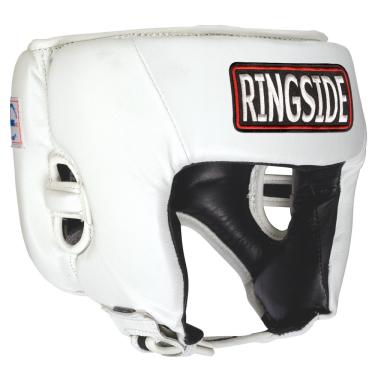 Imagem de Ringside Proteção de cabeça Sparring Competition Boxing Muay Thai MMA sem bochechas, branco, GG