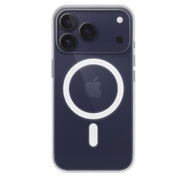 Imagem de Capa Capinha Case para (iPhone 17 Pro) Magnética Carregamento por Indução Transparente Premium Anti Impacto, Anti Amarelamento, Proteção de Câmera (iPhone 17 Pro)