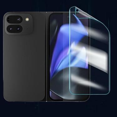 Imagem de Protetor de tela externo para Google Pixel 9 Pro Fold Soft TPU Hydrogel Films Anti-Scratch Fingerprint Unlock Protective Film