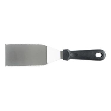 Imagem de Espátula Curva Em Aço Inox Cabo Preto 6538 Weck