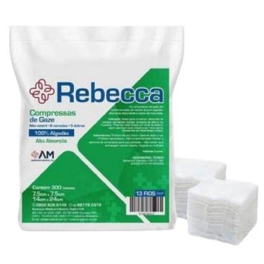 Imagem de Compressa gaze não eseril 7,5 x 7,5 13fios c/500 und rebecca - MULT