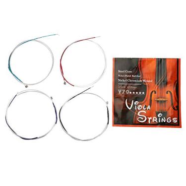 Imagem de Cordas, 1 conjunto completo A-D-G-C com núcleo de aço para manutenção do reparo (cor aleatória)