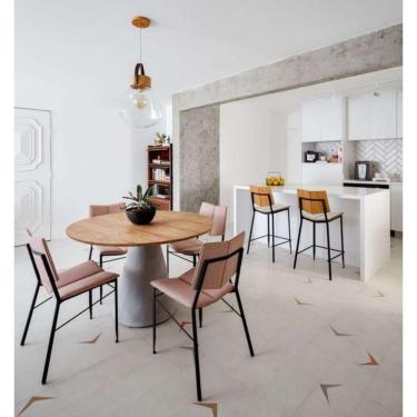 Imagem de Base Mesa Cone Cimento Queimado 120cm Até 160cm Cinza