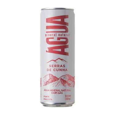 Imagem de Água mineral serras de cunha com gás lata 350ml