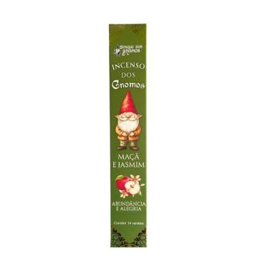 Imagem de Incenso Massala dos Gnomos - Fragrância de Maçã e Jasmim - 14 Varetas 