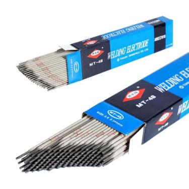 Imagem de Eletrodo Revestido AWS E7018 2.5mm Solda MMA 350mm Embalagem 1 kg Aço 