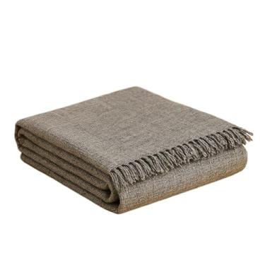 Imagem de Tapete de sofá gigante luxuoso, 2,20 x 1,40 metros, sofá manta(2,2x1,4M Solteiro Cinza Mescla)