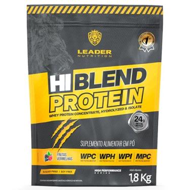 Imagem de Whey Protein Hi-Blend Protein 1,8kg Leader Nutrition - Sabores Diversos (1,8kg, FRUTAS VERMELHAS)