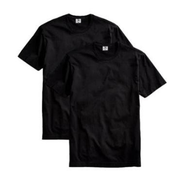 Imagem de Kit 2 Camisetas AMGK Masculina Plus Size Premium 100% Algodão-Masculino