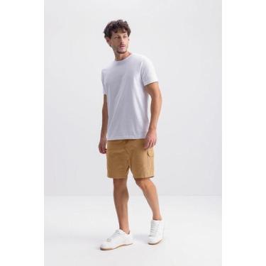 Imagem de Bermuda cargo masculina Essendi 36, Camel médio, 40