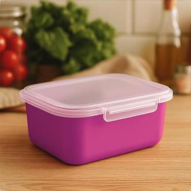 Imagem de Marmita Fitness Pote Plastico 750ml com Trava Para Dietas Almoço Janta