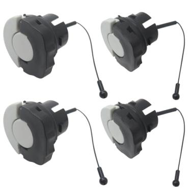 Imagem de 2 tampas de combustível #0000 350 0525 e 2 tampas de óleo # 0000 350 0526 Apto para motosserra Stihl MS 460, MS 440, MS 391, MS 390, MS 362, MS 361, MS 311, MS 290, MS 280, MS 280, MS 22. 70, Vicue