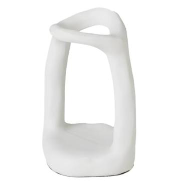 Imagem de Suporte de escova de dentes de resina feito à mão, organizador de cerâmica para escovas e velas, estilo nórdico moderno