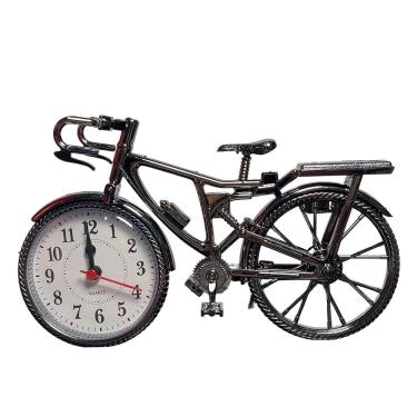 Imagem de Despertador Relógio de mesa retrô em forma de bicicleta vintage