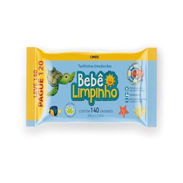 Imagem de Lenço Umedecido Bebê Limpinho 140 Unidades