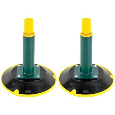 Imagem de Generic Conjunto de 2 ventosas a vácuo 16 cm com capacidade de 85 kg para reparo de granito e para-brisa, preto