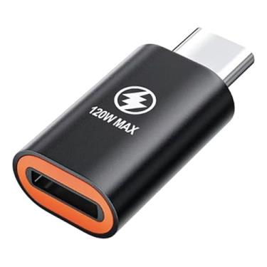 Imagem de Adaptador Lightning fêmea para USB C macho, adaptador Lightn-ing para USB C, carregamento rápido PD de 120W para iPhone 15 16 17, iPad, suporta apenas transferência de dados e carregamento rapido