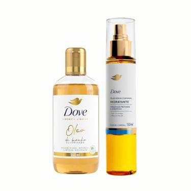 Imagem de Kit Dove Sabonete Líquido Óleo de Banho 240ml + Sérum Óleo Corporal Hidratante Spray 150ml