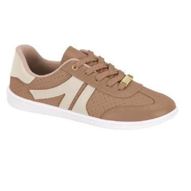 Imagem de Tenis Moleca Casual Baixo Ref 5605.472.27758 Nude/branco Off 037