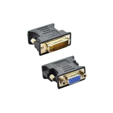 Imagem de Adaptador DVI Macho - VGA Fêmea, 24+1 Oem - GENÉRICO