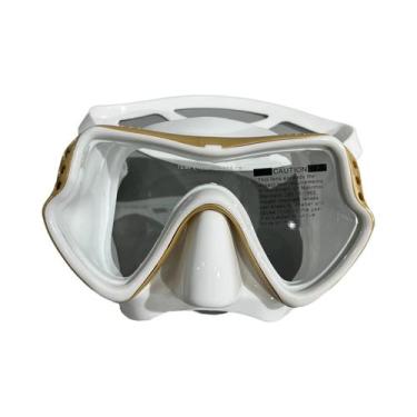 Imagem de Máscara de Mergulho com Snorkel - Adulto, Silicone, à Prova d'Água e c