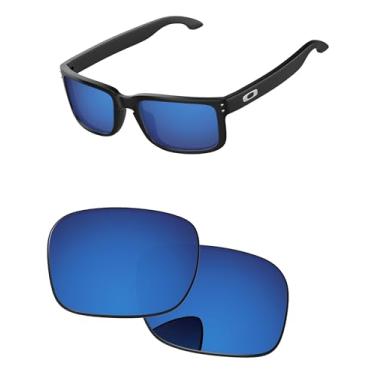 Imagem de PapaViva Lentes de substituição para óculos de sol Oakley Holbrook XL OO9417 59 mm, águas profundas, Holbrook XL, Água Profunda, Holbrook XL