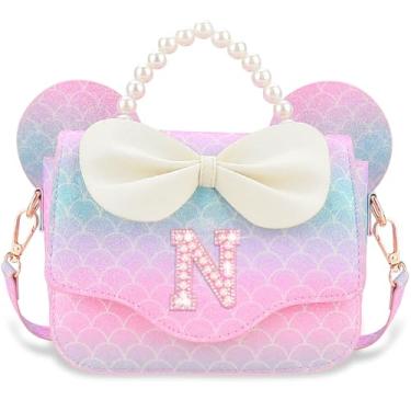 Imagem de Luchike Presentes de aniversário para meninas – Bolsa tiracolo infantil para princesas, presentes de Natal, Sereia-y