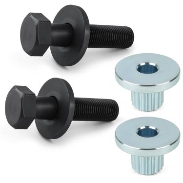 Imagem de Outopakkle Kit de 2 conjuntos de buchas e parafusos estriados de lâmina de eixo 103-3037 109-9220 compatível com cortador de grama Exmark Lazer Z Zero-Turn E-Series, S-Series, X-Series