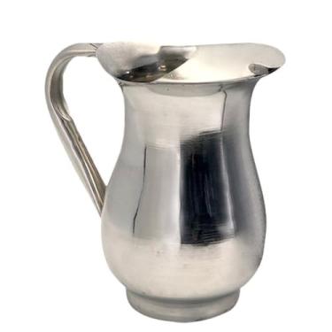 Imagem de Jarra para Água em Aço Inoxidável, Capacidade 1,5 Litros, Design Clássico, Acabamento Polido, Recipiente para Servir Bebidas