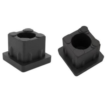 Imagem de Tampa Plástica Metalon 20X20 preto 100 Und - MARELAGO