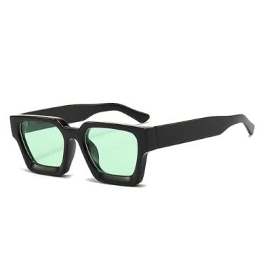 Imagem de Óculos de Sol Feminino e Masculino Jelly Color Gradient com Proteção UV400 para Esportes ao Ar Livre, Corrida e Ciclismo, Preto e Verde