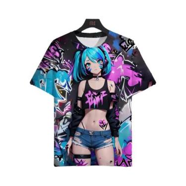 Imagem de Camiseta 3D De Personagem De Anime Para Homens E Mulheres, Estampa Sex