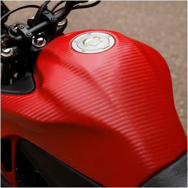 Imagem de Autocolante Envelopamento Automotivo Carro Moto (Vermelho, 3mx50cm)