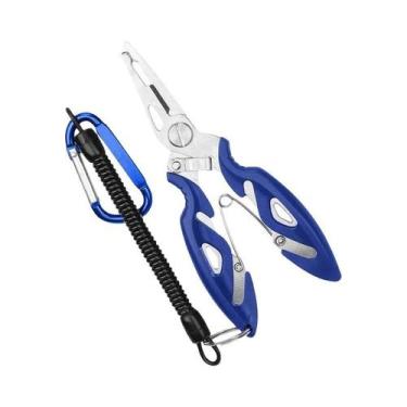 Imagem de Alicate Multifuncional Para Pesca Com Cortador De Linha E Removedor De