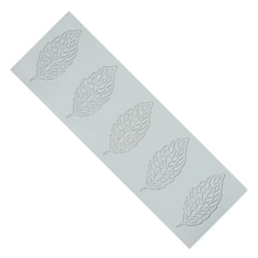 Imagem de Nextpal Molde de silicone de folha oca, moldes de chocolate doce 3D para decorações de panificação, artesanato antigo para fabricação de sabão de argila de polímero, uso doméstico e cozinha, folha de