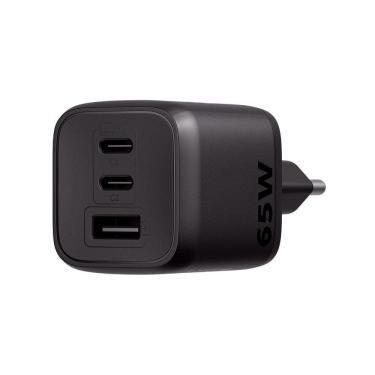 Imagem de Carregador Ultrarrapido 65W 3 Portas Usb 1 Usb-A + 2 Usb-C