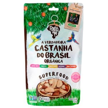 Imagem de Castanha-do-Pará Torrada com Sal Rosa do Himalaia 125g – Fonte de Proteína Vegetal e Selênio – Vegana, Kosher, Sem Glúten, Sem Conservantes – Floresta em Pé