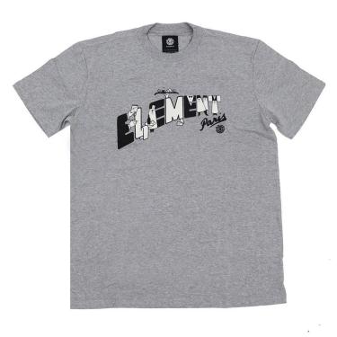 Imagem de Camiseta Element Check Please - Cinza Mescla-Masculino