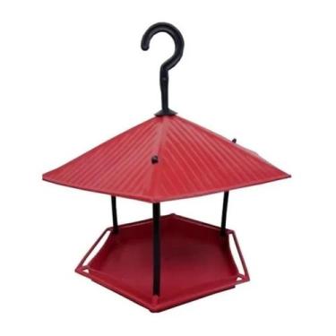 Imagem de Tratador Comedor Para Pássaros Ecológico Jardim Viveiro - Wlplast