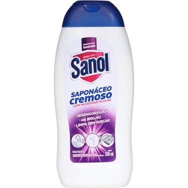Imagem de Limpador Multiuso Cremoso Lavanda - Saponácio, Sanol, 200ml, Roxo