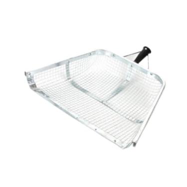 Imagem de Generic Pá/coletora de malha, versátil e fácil de limpar, feita de ferro, para compostagem, cascalho, estábulo de cabras e jardinagem de ervas, Vazamento de 10 Mm