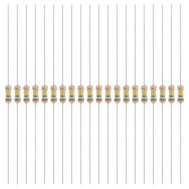 Imagem de YOKIVE 200 peças 1/4W (0,25 Watts) 750k Ohm 5% Resistor de filme de carbono, resistor fixo único de filme de carbono | Ótimo para dispositivos eletrônicos DIY, placas de circuito, sensores