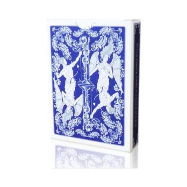 Imagem de Baralhos De Poker Azul E Vermelho Tamanho Padrão Para Blackjack, Euchr