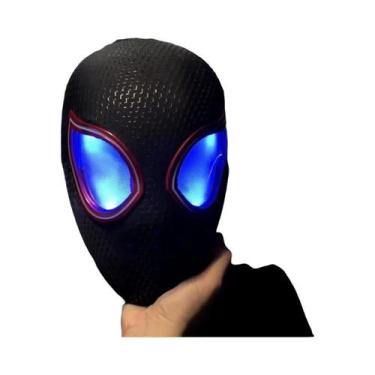 Imagem de Máscara De Cosplay Do Homem-Aranha Miles Morales Com Olhos Móveis, Más